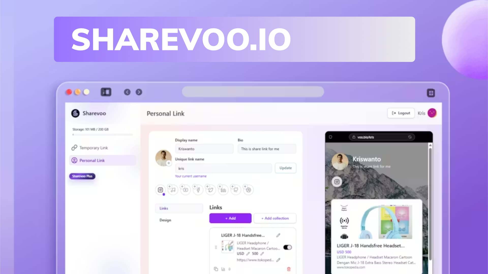 Sharevoo Project